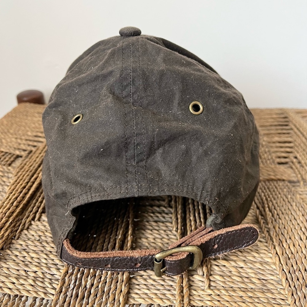 Polo Ralph Lauren Hat Men’s Brown Oilcloth Wax Hat Guide Sportsman Hunting - Picture 4 of 9